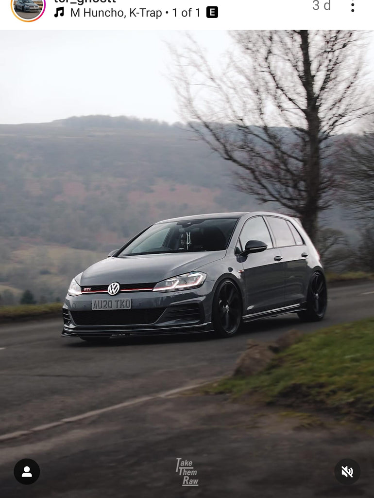 VW Golf GTI TCR with some tinted 3D gel plates