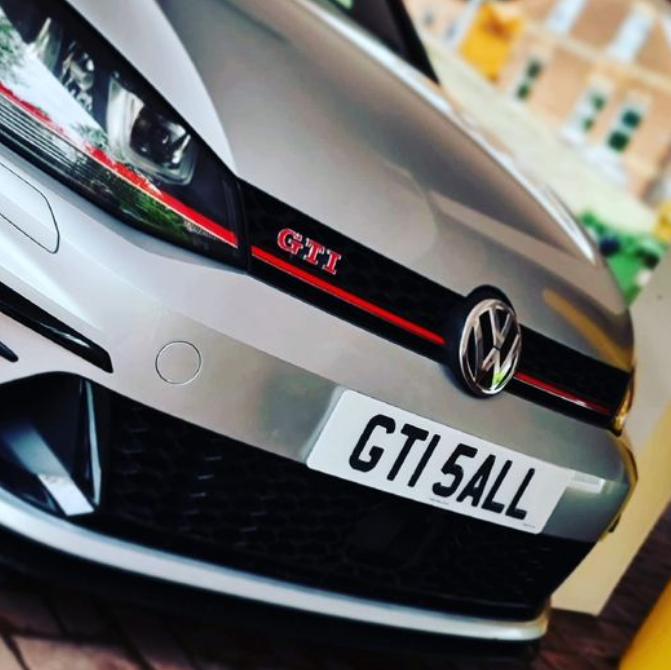 VW Golf GTI MK7 with some 3D gel plates