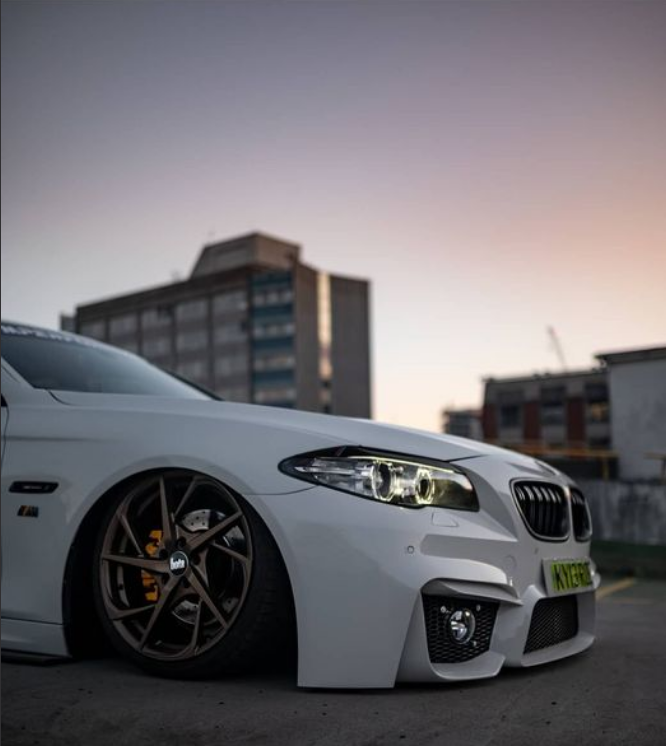 Stanced BMW F Series looking smart with some 4D plates