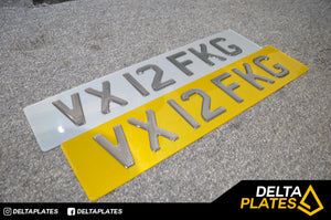 TINTED Carbon GEL Number Plates - Check the carbon pattern!