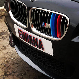 BMW M5 woth some M-Sport Neon 4D plates
