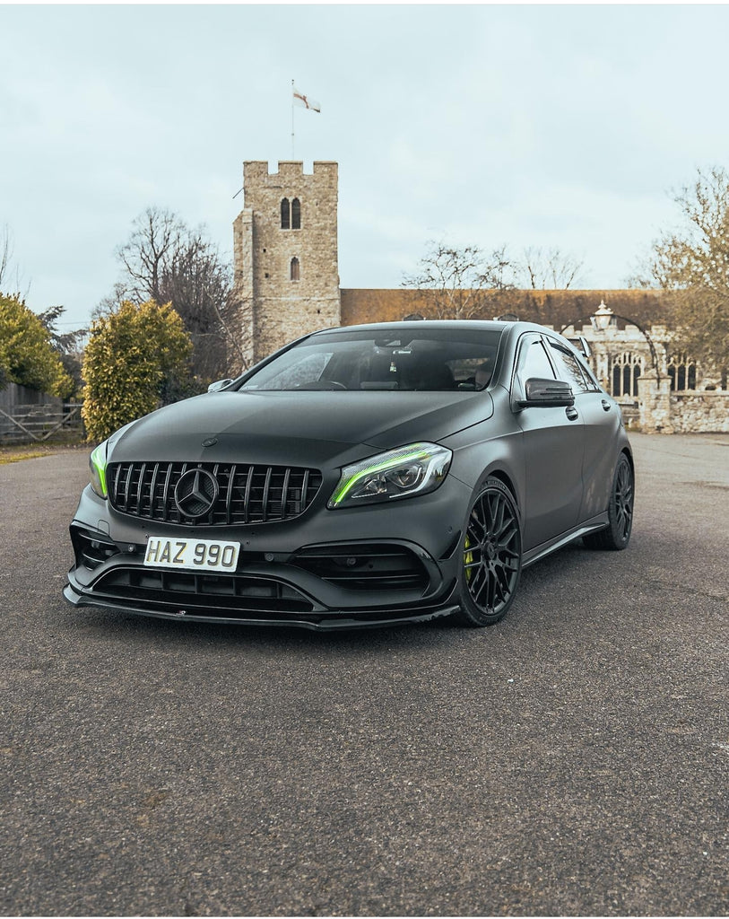 Mercedes AMG A45 with some stealth 4D plates