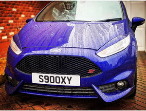 Ford Fiesta ST with some short 3D gel plates