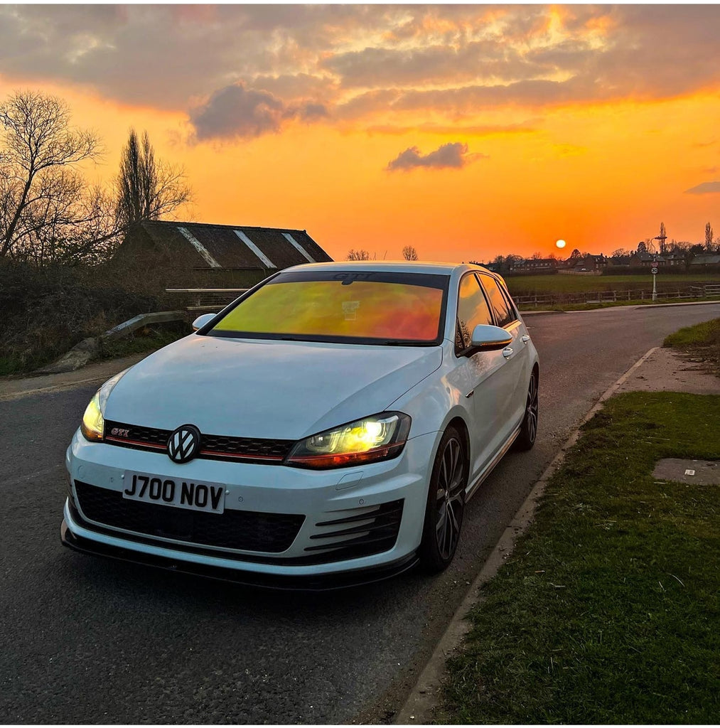 VW Golf GTI with some legal short 4D plates