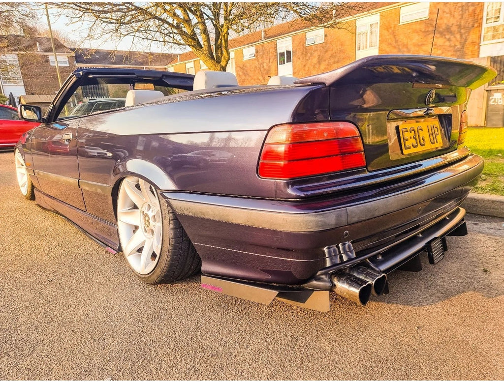 BMW 3 Series E36 with some short 3D gel plates
