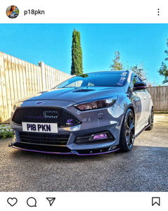 Ford Focus ST with some short 4D gel plates