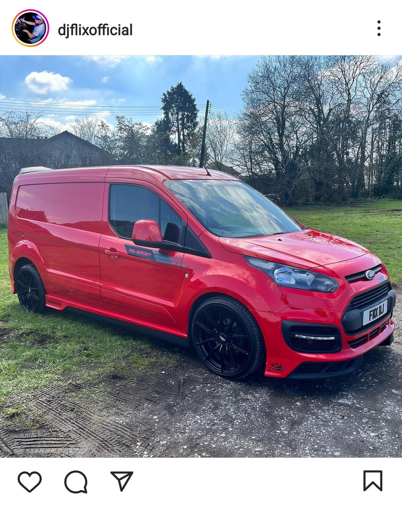 Ford Transit Connect with some 3D gel plates